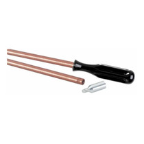 Traditions Muzzleloader Aluminum Ramrod 36-Inch with Black rotating handle