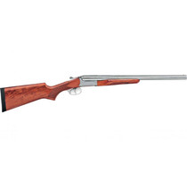 Stoeger Coach Gun SxS AA-Grade Gloss Walnut Polished Nickel 12 Gauge 20" Barrel