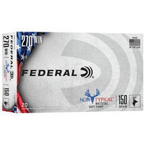 Federal 270DT150 NonTypical 270 Winchester 150 GR NonTypical Soft Point SP 20 Box