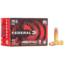 Federal AE22 American Eagle 22 LR 38 GR CopperPlated Hollow Point 40 Box
