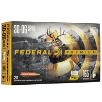 Federal P3006Q Premium 3006 Springfield 165 GR Nosler Ballistic Tip NBT 20 Box