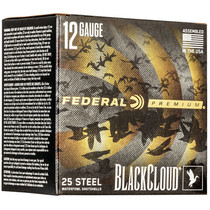 Federal PWBX142BBB Black Cloud FS Steel 12 Gauge 3 1 14 oz BBB Shot 25 Box