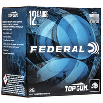 Federal TGL128 Top Gun 12 Gauge 2.75 1 18 oz 8 Shot 25 Box