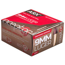 Inceptor 9ARXBRLUG65 Preferred Defense 9mm Luger 65 GR ARX 25 Box