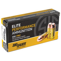 Sig Sauer E10MB150 Elite Ball 10mm Auto 180 GR Full Metal Jacket FMJ 50 Box