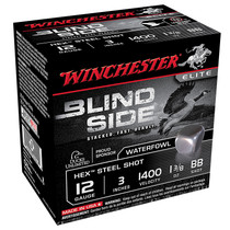 Winchester Ammo SBS123BB Blindside 12 Gauge 3" 1-3/8 oz BB Shot 25 Box