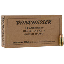 Winchester Ammo SG45W USA 45 ACP 230 GR Full Metal Jacket FMJ 50 Box