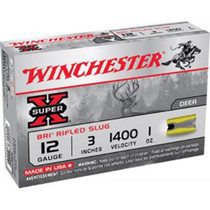 Winchester Ammo XRS123 SuperX BRI Rifled Slugs 12 Gauge 3 1 oz 5 Box