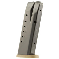 Smith & Wesson 3007346 M&P 40 S&W 15 Round Steel Black Body/FDE Base Finish Magazine