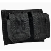 HKS 100 Double Speedloader Fits 22 LR; 38 Special; 357 Magnum Cordura Nylon Black Magazine