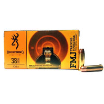Browning 38 Special 130gr FMJ Ammo 50RD B191800382