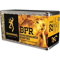 Browning BPR Performance Rimfire Ammunition B194122050 22 LR Fragmented Hollow Point (FHP) 37 GR 1400 fps 50 Rd/bx