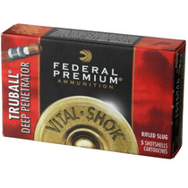 Federal Premium Vital-Shok Ammunition 12 Gauge 2-3/4" 1 oz Deep Penetrator TruBall Hollow Point Rifled Slug