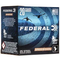 Federal Speed-Shok Waterfowl Ammunition 20 Gauge 3" 7/8 oz #1 Non-Toxic Steel Shot