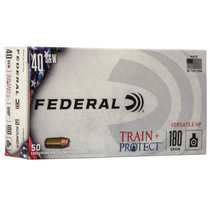 Federal TP40VHP1 Train + Protect 40 S&W 180 gr Versatile Hollow Point 50 Rds.