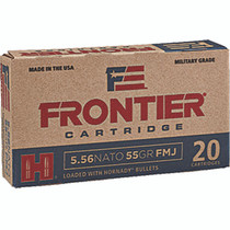 Frontier Cartridge FR200 Rifle 5.56 NATO 55 gr Full Metal Jacket (FMJ) 20 Bx/ 25 Cs