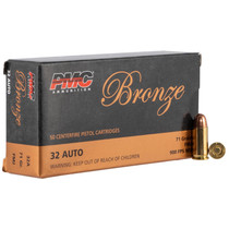 PMC 32A Bronze 32 ACP 71 gr Full Metal Jacket (FMJ) 50 Bx/ 20 Cs