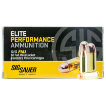 Sig Sauer E38SB150 Elite Ball 38 Special 125 gr Full Metal Jacket (FMJ) 50 Bx/ 20 Cs
