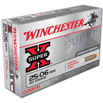 Winchester Ammo X25061 Super-X 25-06 Rem 90 gr Positive Expanding Point 20 Bx/ 10 Cs