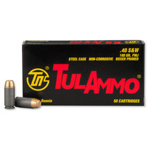 TulAmmo .40 S&W  FMJ TA401800 50 Rounds