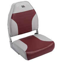 Wise Standard High Back Boat Seat Grey/Red