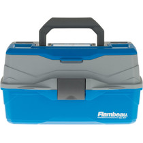 Flambeau Classic 2-Tray Tackle Box Blue/Gray