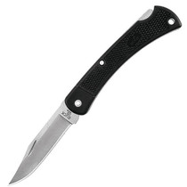 Buck LT Folding Hunting Knife 3.75" SS Blade Nylon Handle Black 0110BKSLT