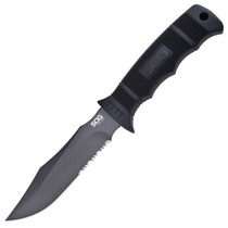 SOG M37N-CP SEAL Pup Fixed Knife 4.75" Combo Edge Blade