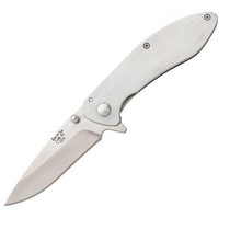 Bear & Son 112 Framelock 2.875" Hollow Ground Blade Of High Carbon Steel