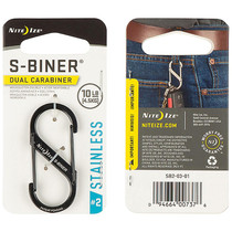 NITE IZE S-Biner Dual Carabiner #2 Black