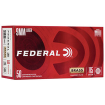 Federal Champion 9mm Luger Ammo 115GR FMJ 50 Rounds