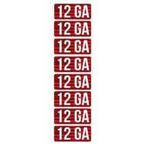 MTM CL12GA AMMO CALIBER LABELS 12 GA