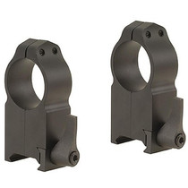 Warne 1" Maxima Quick-Detachable Weaver-Style Rings Matte Ultra High