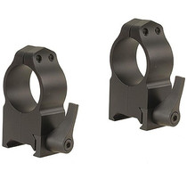 Warne 1" Maxima Quick-Detachable Weaver-Style Rings Matte Extra-High