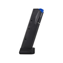 Mec-Gar Optimum Magazine with Base Pad CZ 75B, 85B, SP-01, Shadow I, II 9mm Luger 19-Round Steel Anti-Friction Black