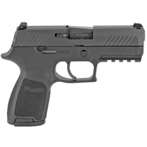 Sig Sauer P320 Compact Pistol 45 ACP 3.9" Barrel Siglite Night Sights 9-Round Polymer Black