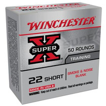 Winchester Ammo Super-X 22 Caliber Smoke & Noise Blanks 50 Rounds