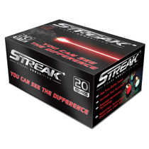 Streak 38 Special 125GR Total Metal Jacket Red Cold Tracer 20 Rounds