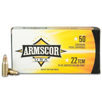 Armscor USA 22 TCM 40GR JHP 50 Rounds