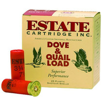 Estate Cartridge Upland Hunting Loads 12GA 2-3/4" 1-1/8oz #6 Lead Shot 250 Rounds