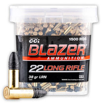 CCI Blazer 22 LR 38GR LRN 1500 Rounds