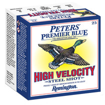 Remington Peters Premier Blue High Velocity Steel 12g 3" Steel Shot 25 Rounds