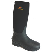 World Famous Sports Women's 4MM Neo Tall Rubber Black Boots