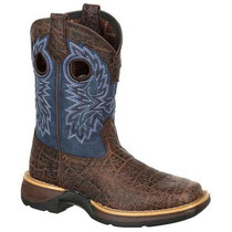 Durango DBT0209Y Lil' Rebel Little Kids Faux Exotic Western Boots