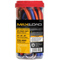 Focus-On Tools (FOT) MaxLoad 6Pc 1/2" Duty Bungee Cord Set