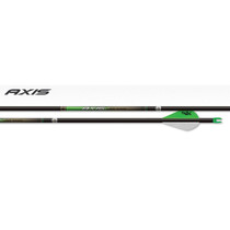 EASTON 4MM AXIS LONG RANGE MATCH GRADE ARROWS 400 BLAZER VANES 6 PK.
