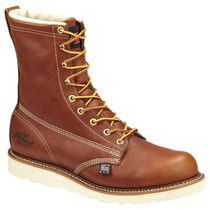 Thorogood Mens 8 Inch Waterproof/Insulated Plain Toe Tobacco Boots 814-4009