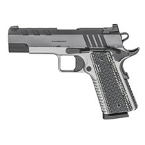 Springfield 1911 Emissary .45 ACP 4.25" Barrel VZ G10 Grips U-Notch Rear SS/Black 8rd