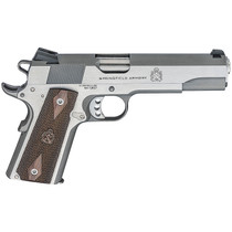 SPRINGFIELD GARRISON 1911 9MM 8 ROUNDS 5" BARREL COMBAT SIGHTS WOOD GRIPS STAINLESS