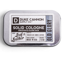 Duke Cannon Supply Co. Solid Cologne Old Glory Tobacco Cedarwood Amber Men's Balm 1.5 oz.